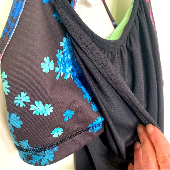 Lululemon No Limits Tank in Black/Petal Pop - Picture 4 of 8